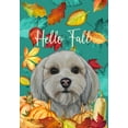 thumbnail image 1 of Havanese Cream - Hippie Hound Studios Fall Garden Flag, 1 of 5