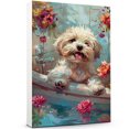 thumbnail image 1 of Havanese Dog Bathroom Decor - Funny Bathroom Decor Wall Art, Dog Bathroom Wall Art and Animal Poster, Dog Bathroom Signs and Funny Bathroom Art UNFRAMED, 1 of 6