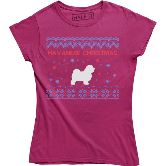 Havanese Dog Christmas Animal Lover Pet Rescue Dog Owner Ugly T-Shirt