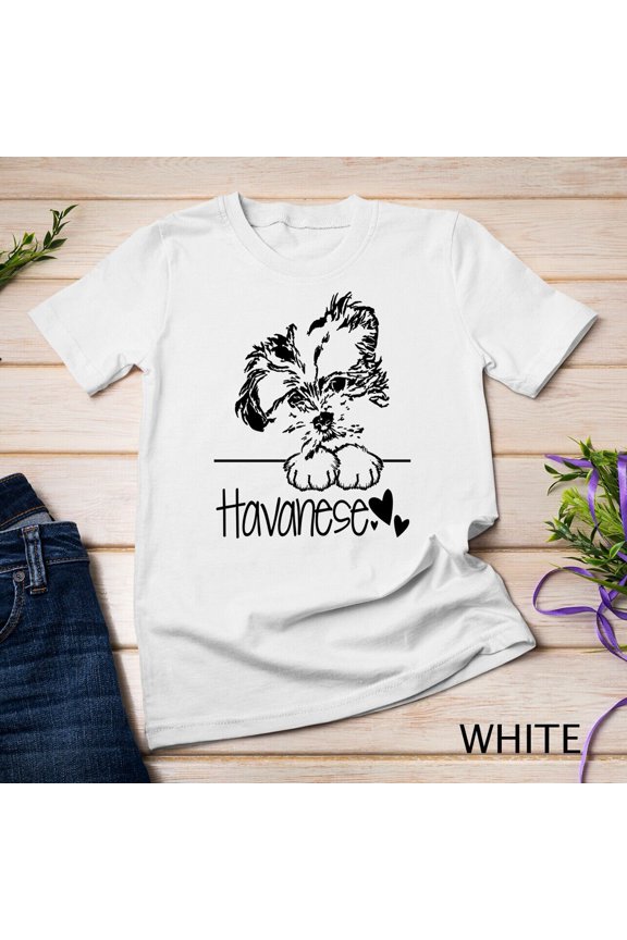 Havanese Dog Dad Havanese Art Lover Dog Mama Havanese Life Unisex T-shirt "LIFE Dad T-Shirts for Men