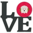 thumbnail image 1 of Havanese Dog Love Metal Wall Artwork LOVE, 1 of 2