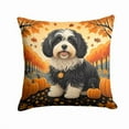 thumbnail image 1 of Havanese Fall Fabric Decorative Pillow 18 in x 18 in, 1 of 5