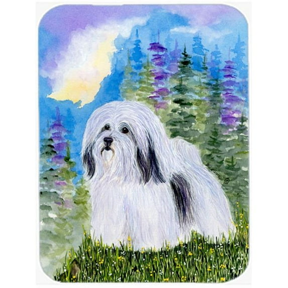 Havanese Glass Cutting Board - Large