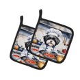thumbnail image 1 of Havanese The Chef Pair of Pot Holders, 1 of 2