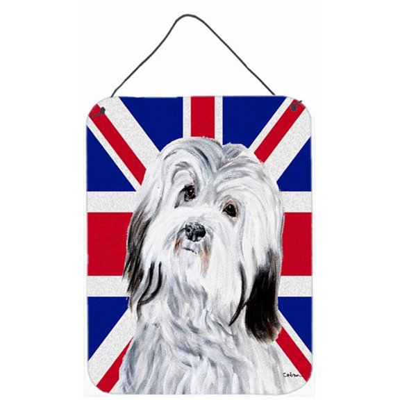 Havanese With English Union Jack British Flag Aluminium Metal Wall Or Door Hanging Prints