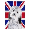 thumbnail image 1 of Havanese with English Union Jack British Flag Garden Flag, 1 of 2