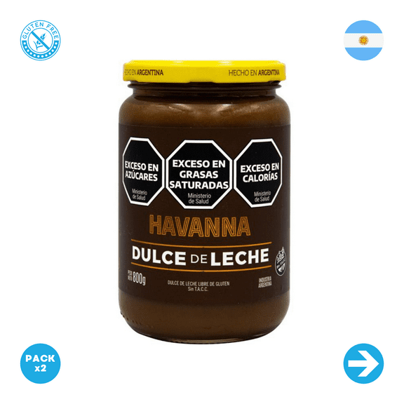 Havanna - Dulce de Leche - 800gr - 28.2oz - Pack 2 Units