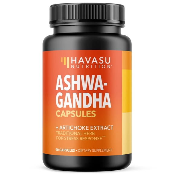 Havasu Ashwagandha Capsules Extra Strength 1000mg Mood Support, 90 Ct