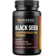 Havasu Black Seed Oil Capsules | Oil for Immune Support and Digestive Health, 90 Ct