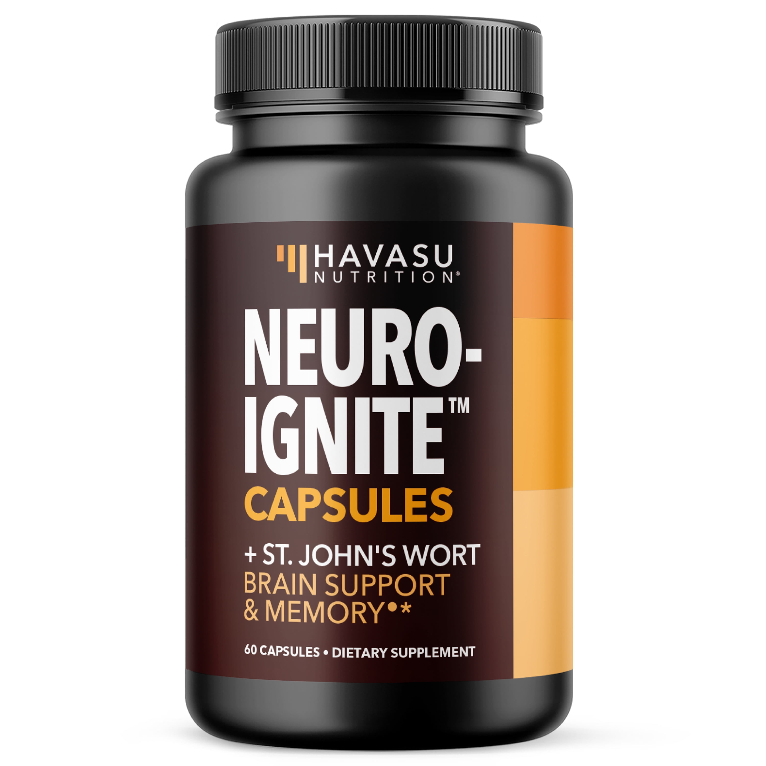 Havasu Neuro-Ignite Brain Supplements with Ginkgo Biloba, St. John's ...