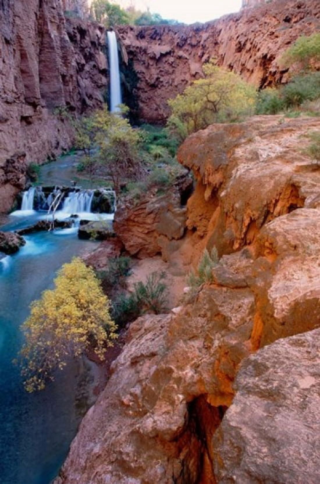 Havasu Falls Grand Canyon National Park Arizona Canvas Art - Panoramic Images (12 x 19)