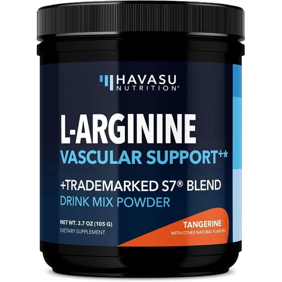 Havasu Nutrition L Arginine Supplement for Adults, Post Workout Powder with Amino Acids, 3.7 oz
