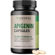 Havasu Nutrition 50mg Apigenin Supplement, Sleep, Cognition, & Prostate Health Support, 60 Capsules