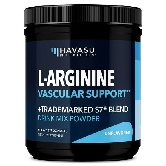 Havasu Nutrition L-Arginine Protein Builder Supplement Powder with Nitric Oxide, 3.7oz