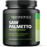 Saw Palmetto for Men Prostate Health Supplement to Promote Urinary Tract Function - 500mg Per Serving - 100 Count - DHT Blocker Hair Vitamin - Vegan, Non-GMO Capsules, Over 3 Month Supply
