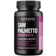 thumbnail interactive-video image 1 of Havasu Nutrition Women’s Saw Palmetto Capsules with 5000mcg Biotin for Hair, Skin, and Nails, 60 Count, 1 of 10