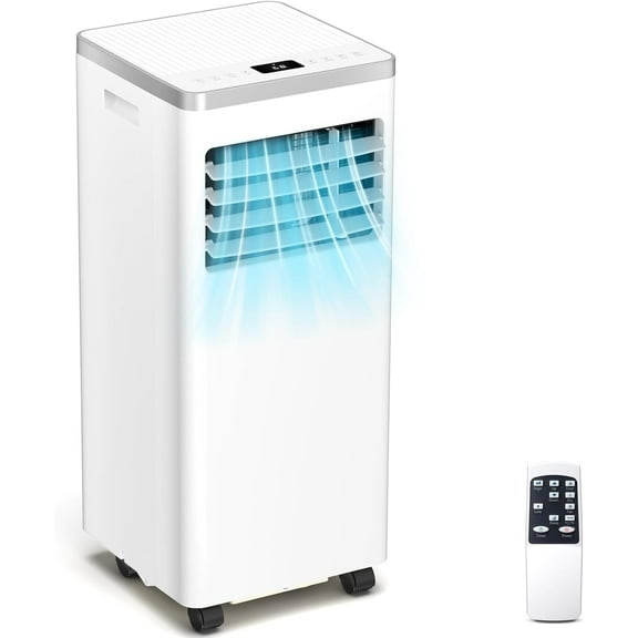 Havato Portable Air Conditioner 8000BTU , Covers up to 350 Sq. Ft., 4-IN-1 Ac Units  With Remote , 24-Hour Timer