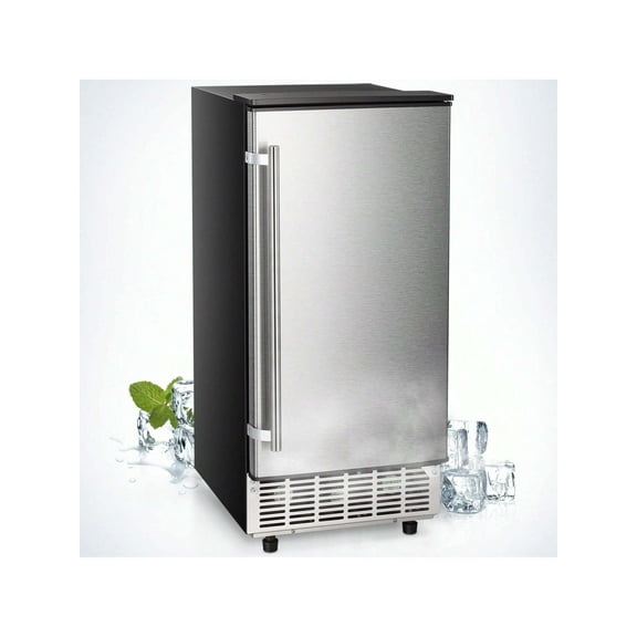 Havato Under Counter Ice Maker, 80Lbs Daily Built-in Ice Maker Machine, Reversible Door, Auto Clean, 24H Timer, Commercial Ice Maker for Home, Coffee Shop, Office, Bar and Party