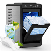 Havato Ice Maker Countertop, 26 lbs/24Hrs, 8 Cubes in 6 Mins,Portable Ice Machine with Self-Cleaning, Quiet Compact,Black