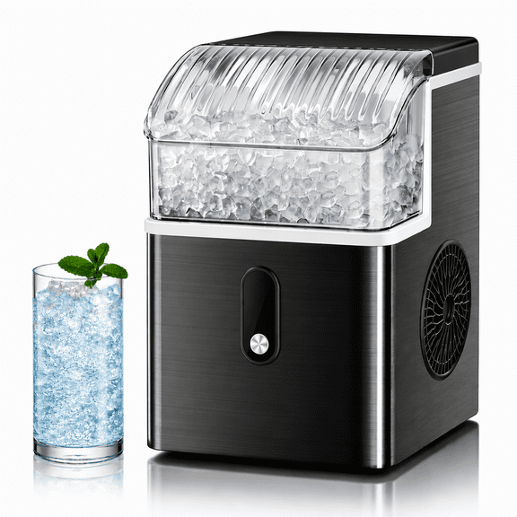 Havato Nugget Ice Maker , 35lbs/24H Soft Chewable Sonic Ice Machine, Self-Cleaning, Quiet Operation, Compact Ice Maker