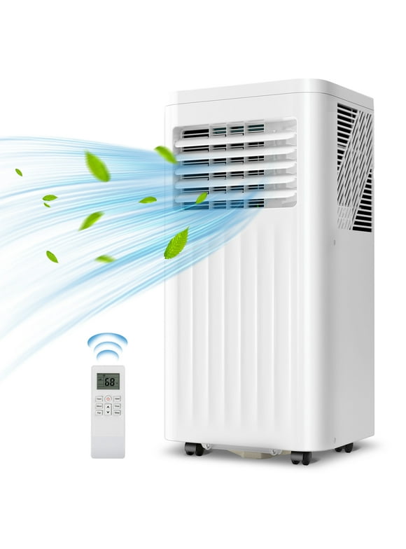 Havato Portable Air Conditioner, 5000BTU (8000BTU ASHRAE) Cools 200Sq.ft w/Remote, Dehumidifier & Fan