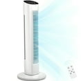 thumbnail image 1 of Havato Tower Fan for Bedroom, 85° Oscillating Fans, 3 Speeds, 15H Timer, 3-in-1 Fan Modes, Normal/Natural/Sleep Fan Modes, White, 1 of 7