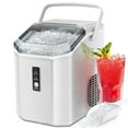 thumbnail image 1 of Havato Pro Nugget Ice Maker, Portable Countertop Machine for Chewable Crushed Ice | 34Lbs/24H, Self-Cleaning, Quiet & Compact (Sleek White), 1 of 6