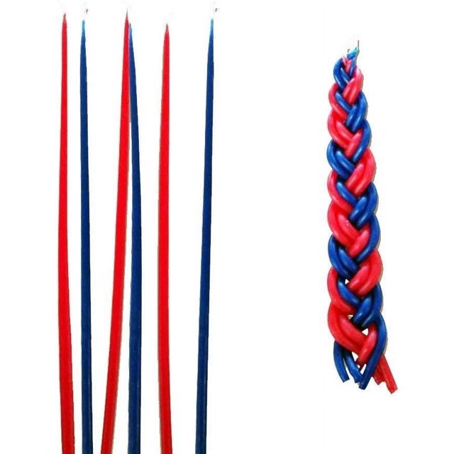 Havdalah Candle for Kids DIY Candle Craft Braided Havdalah Candle