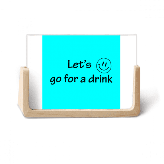 Have A Drink Bar Pub Relax Photo Wooden Photo Frame Tabletop Display