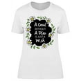 thumbnail image 1 of Have A Goal With A Plan T-Shirt Women -Image by Shutterstock Women T-Shirt, Female Small, 1 of 2