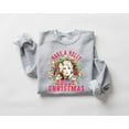 thumbnail image 1 of Have A Holly Dolly Christmas, Women Holiday Sweater, Cowgirl Christmas, Western Christmas Sweatshirt, 1 of 5