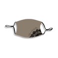 thumbnail image 1 of Have A Lovely Day Brown One Size Fabric Fashion Face Covering Mask, 1 of 1