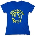 thumbnail image 1 of Have A Nice Day Sarcastic Humor Novelty Funny Women's Casual Tees, 1 of 3