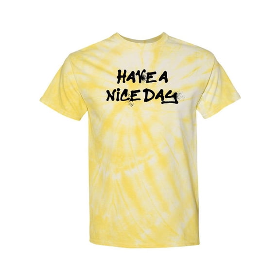 Have A Nice Day Tie Dye Cyclone Men -Smartprints Designs, Male x-Large