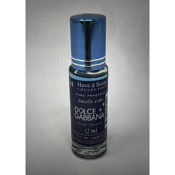 Have A Scent Designer Oil Impression of Dolce + Gabbana 12ML Rollerball, Men
