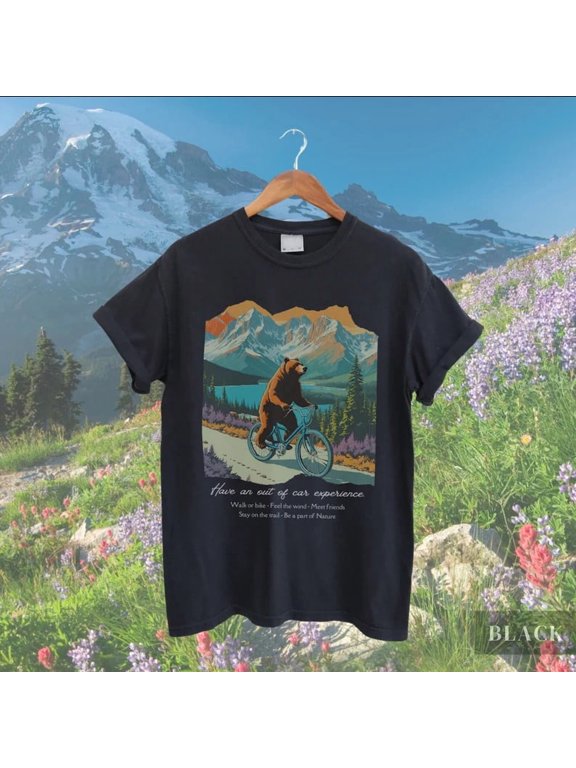 Have An Out Of Car Experience - Vintage 90s Mountain Adventure TShirt