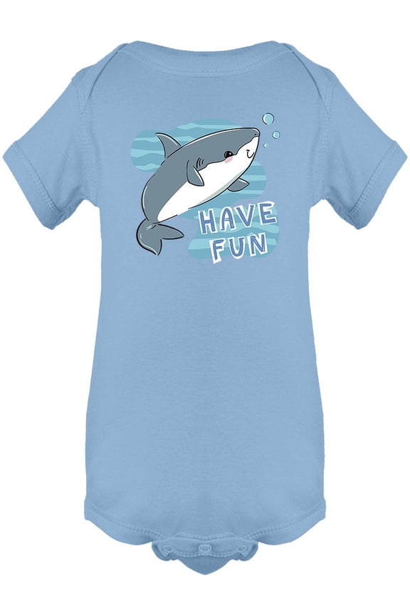 Have Fun Shark Bodysuit Infant -Image by Shutterstock, Newborn