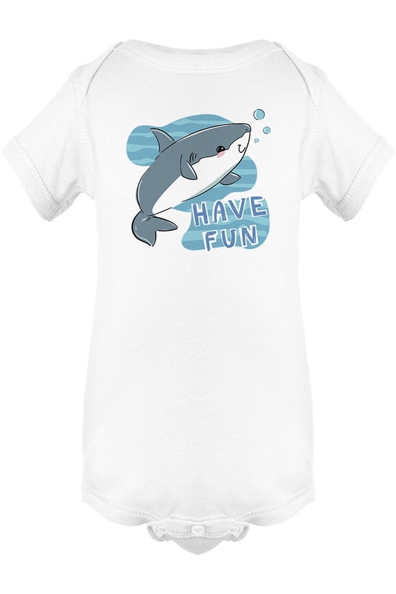 Have Fun Shark Bodysuit Infant -Image by Shutterstock, Newborn