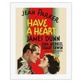 thumbnail image 1 of Have a Heart - Starring Jean Parker & James Dunn - Directed by David Butler - Vintage Film Movie Poster c.1935 - Fine Art Rolled Canvas Print 20in x 26in, 1 of 4