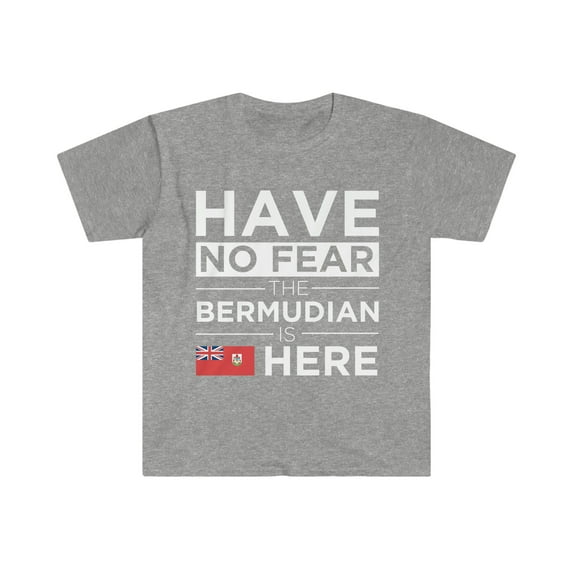 Have No Fear The Bermudian here Unisex T-shirt S-3XL Bermuda Pride