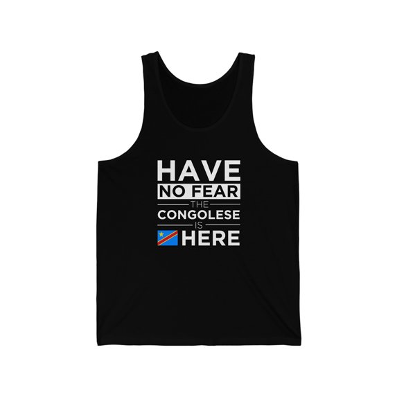 Have No Fear The Congolese is here Congo Pride Unisex Tank Top, XS-2XL