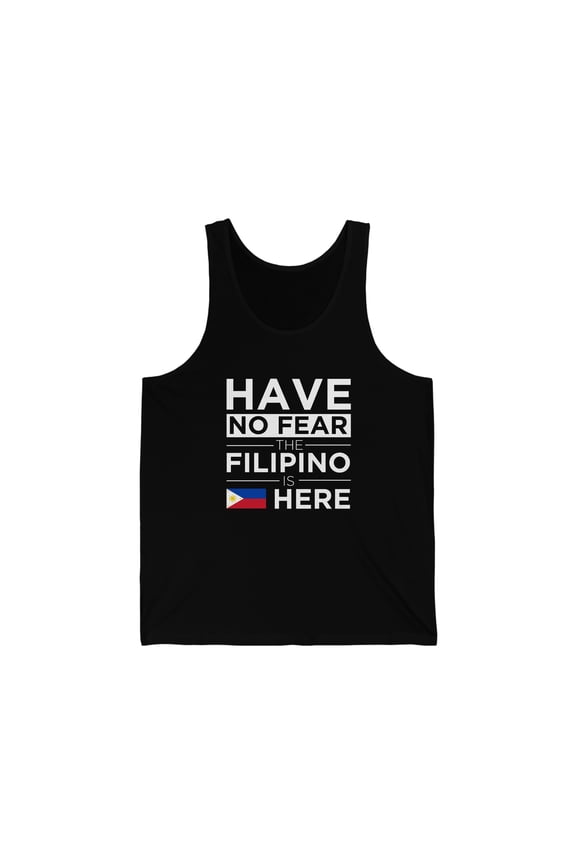 Have No Fear The Filipino is here Philippines Pride Unisex Tank Top, XS-2XL