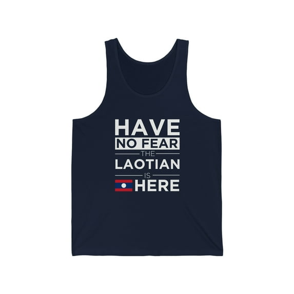 Have No Fear The Laotian is here Laos Pride Unisex Tank Top, XS-2XL