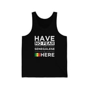 Have No Fear The Senegalese is here Senegal Pride Unisex Tank Top, XS-2XL
