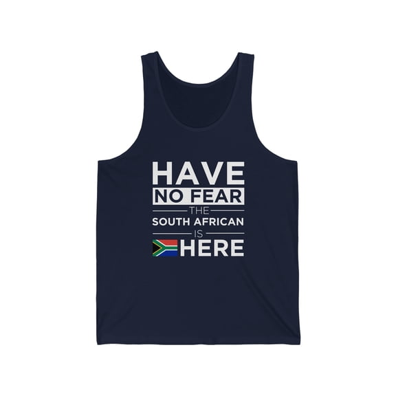 Have No Fear The South African here South Africa Unisex Tank Top XS-2XL