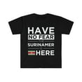 thumbnail image 1 of Have No Fear The Surinamer is here Suriname Pride Unisex T-shirt, S-3XL, 1 of 2