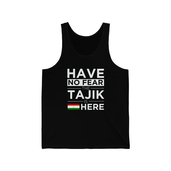 Have No Fear The Tajik is here Tajikistan Pride Unisex Tank Top, XS-2XL