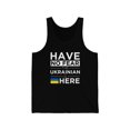 thumbnail image 1 of Have No Fear The Ukrainian is here Ukraine Pride Unisex Tank Top, XS-2XL, 1 of 2