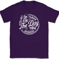 thumbnail image 1 of Have The Day You Deserve T-Shirt Funny Motivational Humor Sarcastic Gift Tee - Purple, 3XL, 1 of 1