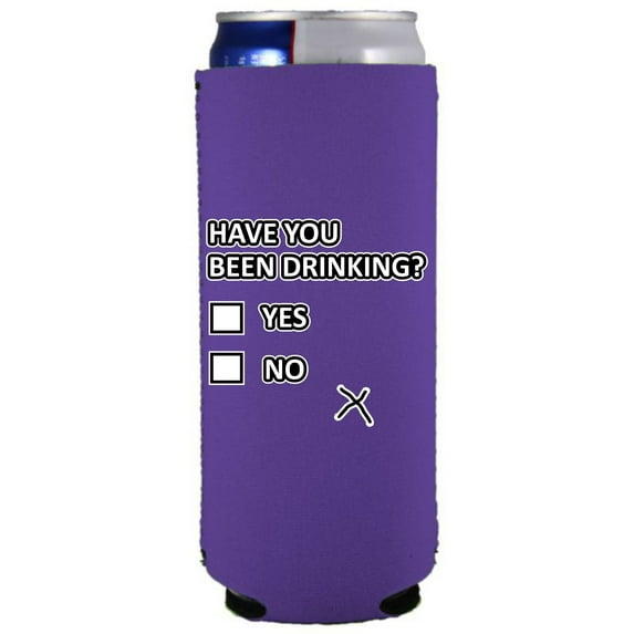 Have You Been Drinking Slim Can Coolie (Purple)